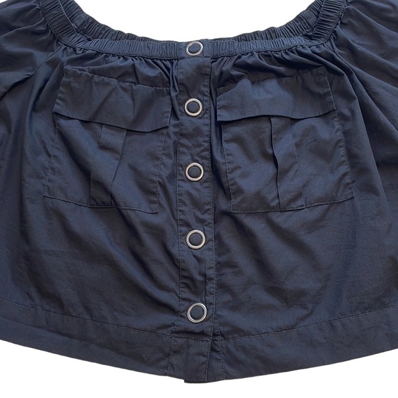 Free People Head Over Heels Cropped Top With Buttons - Size XS - Picture 7 of 10